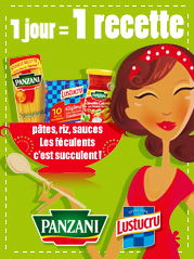 1 jour = 1 recette avec Panzani