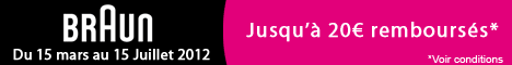 Braun - Jusqu'� 20� rembours�s