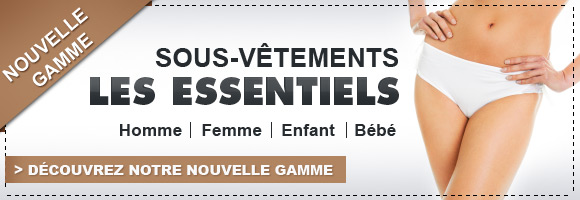 D�couvrez notre nouvelle gamme de sous-v�tement