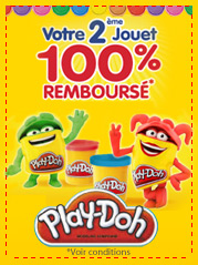 Votre 2�me jouet 100% rembours� Play-Doh