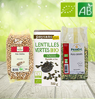 Graines, lentilles