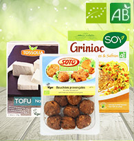 Tofu, produits v�g�tales..