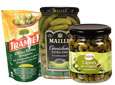Cornichons, olives c�pres
