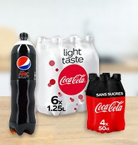 Colas light & Sans caf�ine