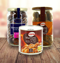 Marrons, chata�gnes