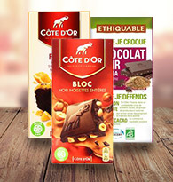 Tablette noir gourmande
