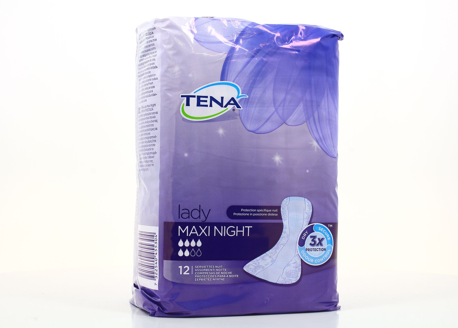 Promo Serviettes Hygiéniques Tena 3 X Serviettes Hygiéniques Extra Maxi Discreet 917557