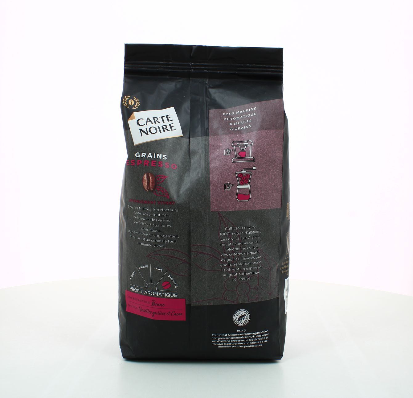 Café En Grains Carte Noire Espresso 1kg - 100% Arabica, Arômes Noisette Et Cacao