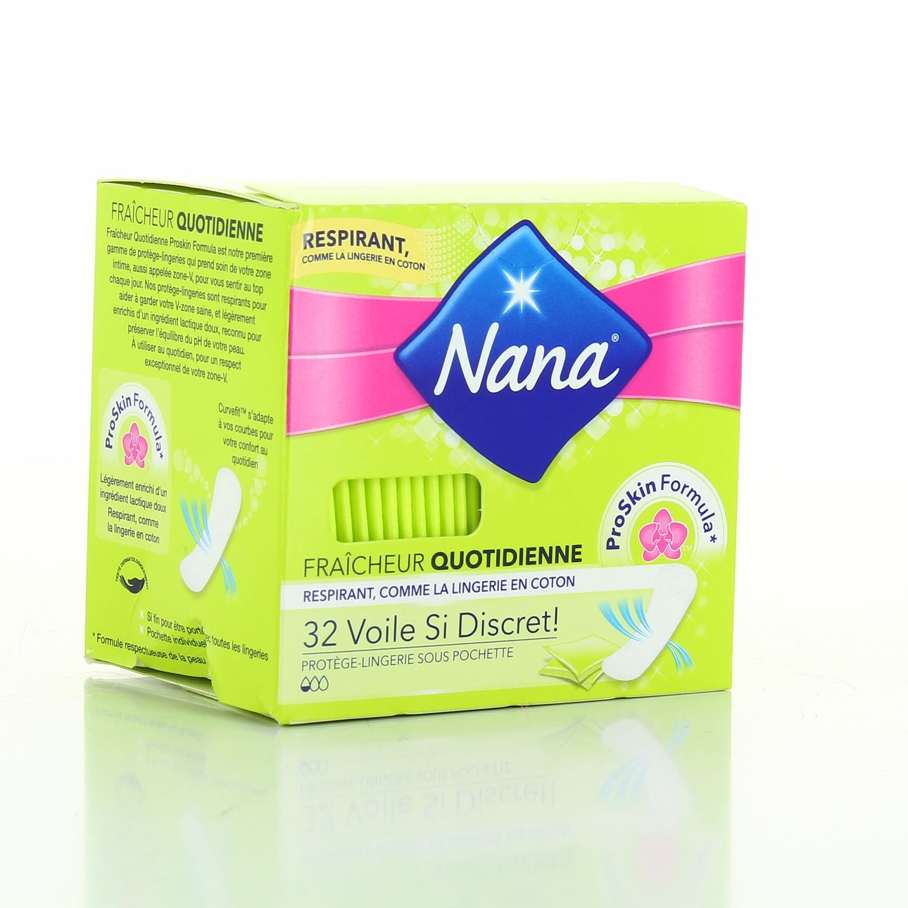 Promotion Nana Protège-slips pliés fraîcheur quotidienne, Lot de