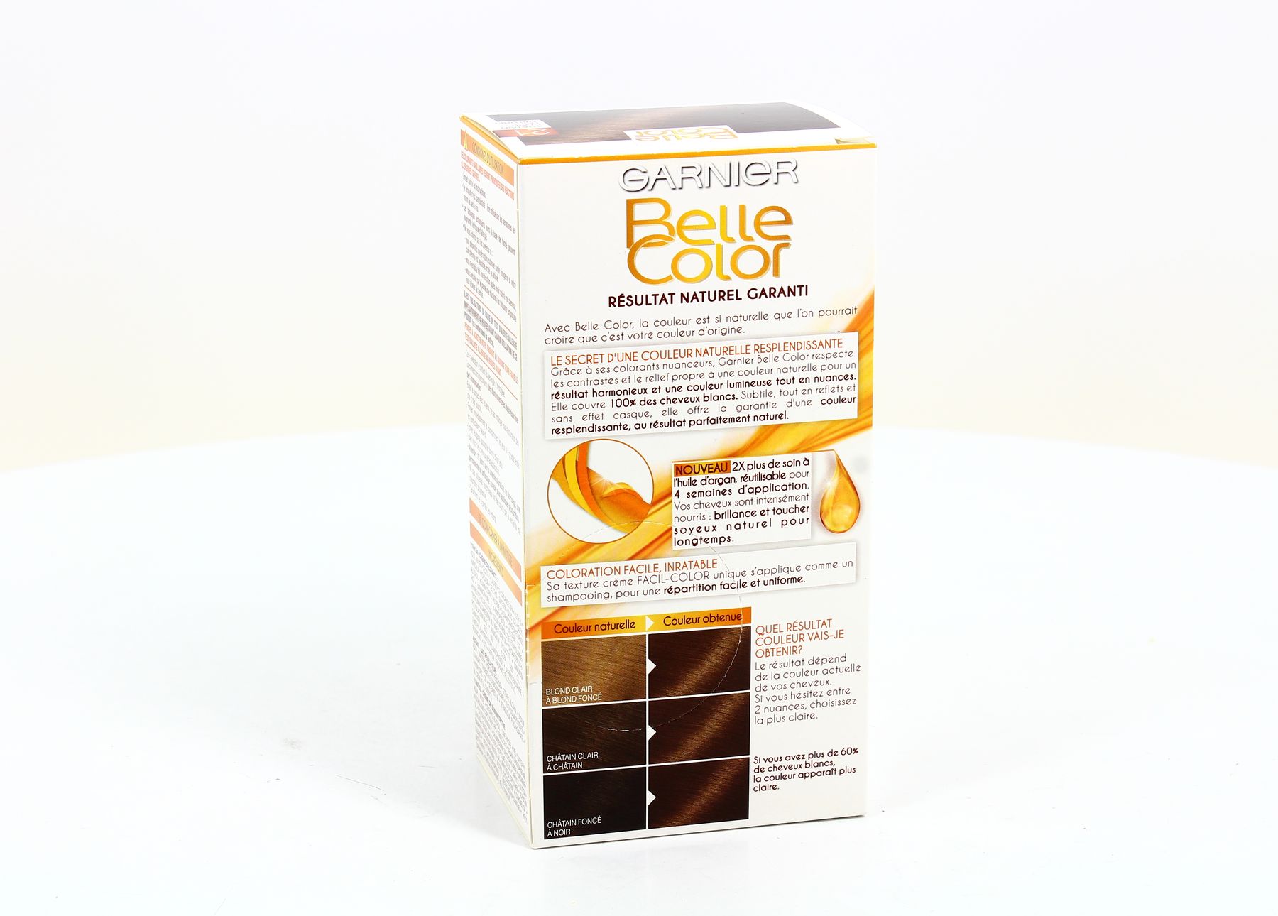 Garnier Belle Color - Châtain Clair Doré - Lot De 3 Boîtes - Coloration Neuf