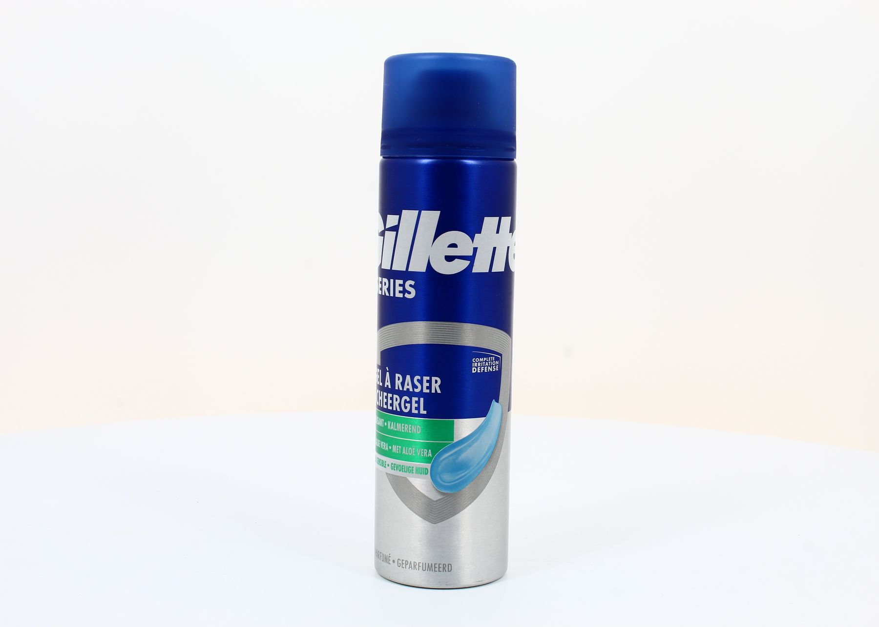 Lot De 3 Gels à Raser Gillette Series Sensitive Aloe Vera 200 Ml - Neufs
