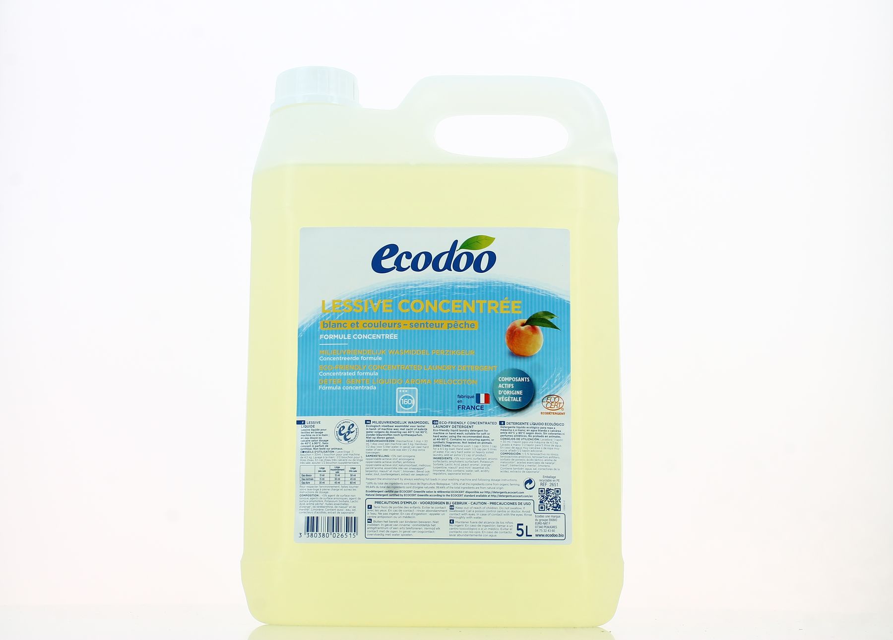 Ecodoo Lessive liquide huille essentielle bio & arme de pche 160 lavages Ecodoo Lessive liquide huille essentielle bio & arme de pche 160 lavages