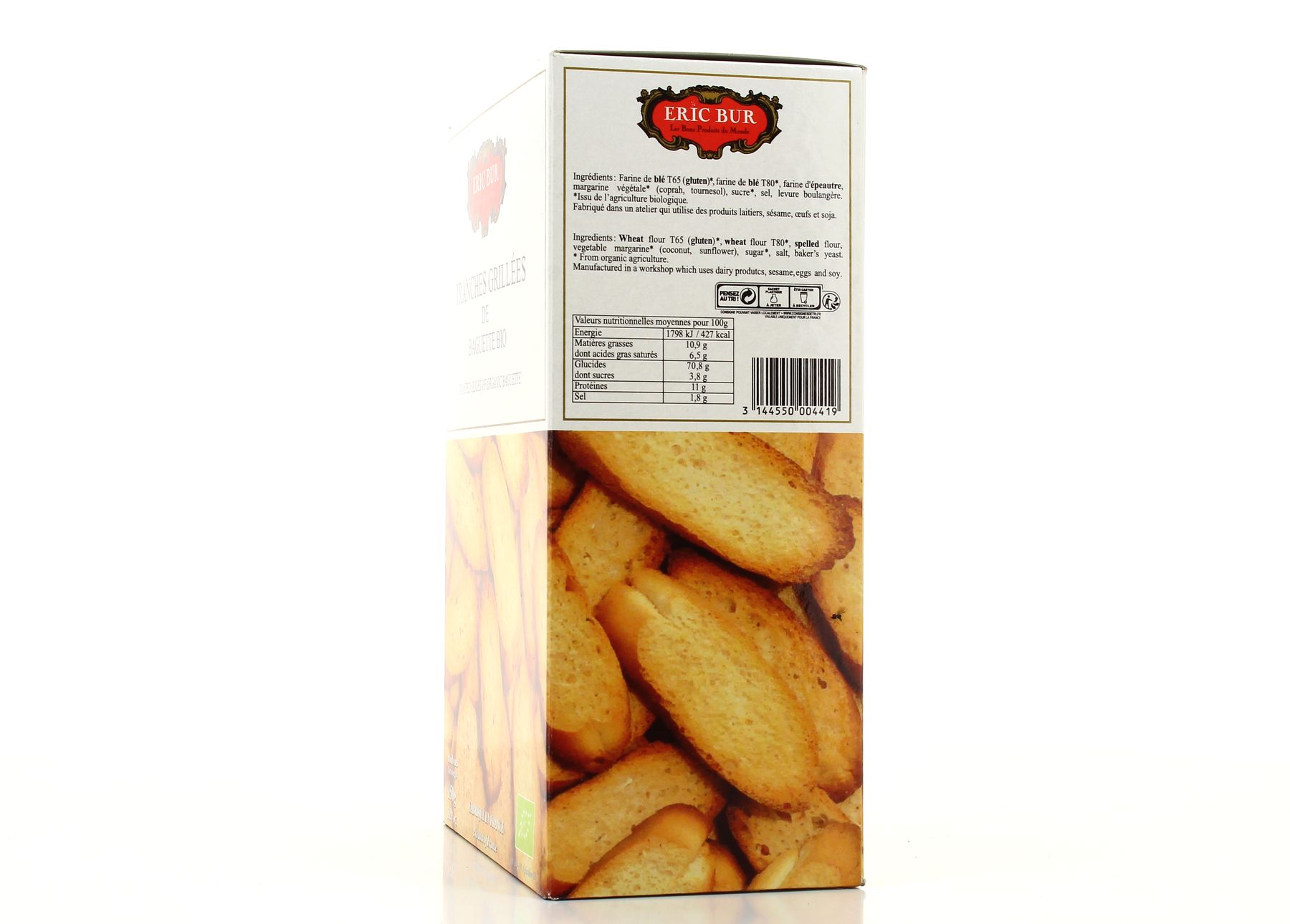 ERIC BUR Sel Gris Du Paludier De Guérande Boîte Gros Sel 1 Kg - Lot De