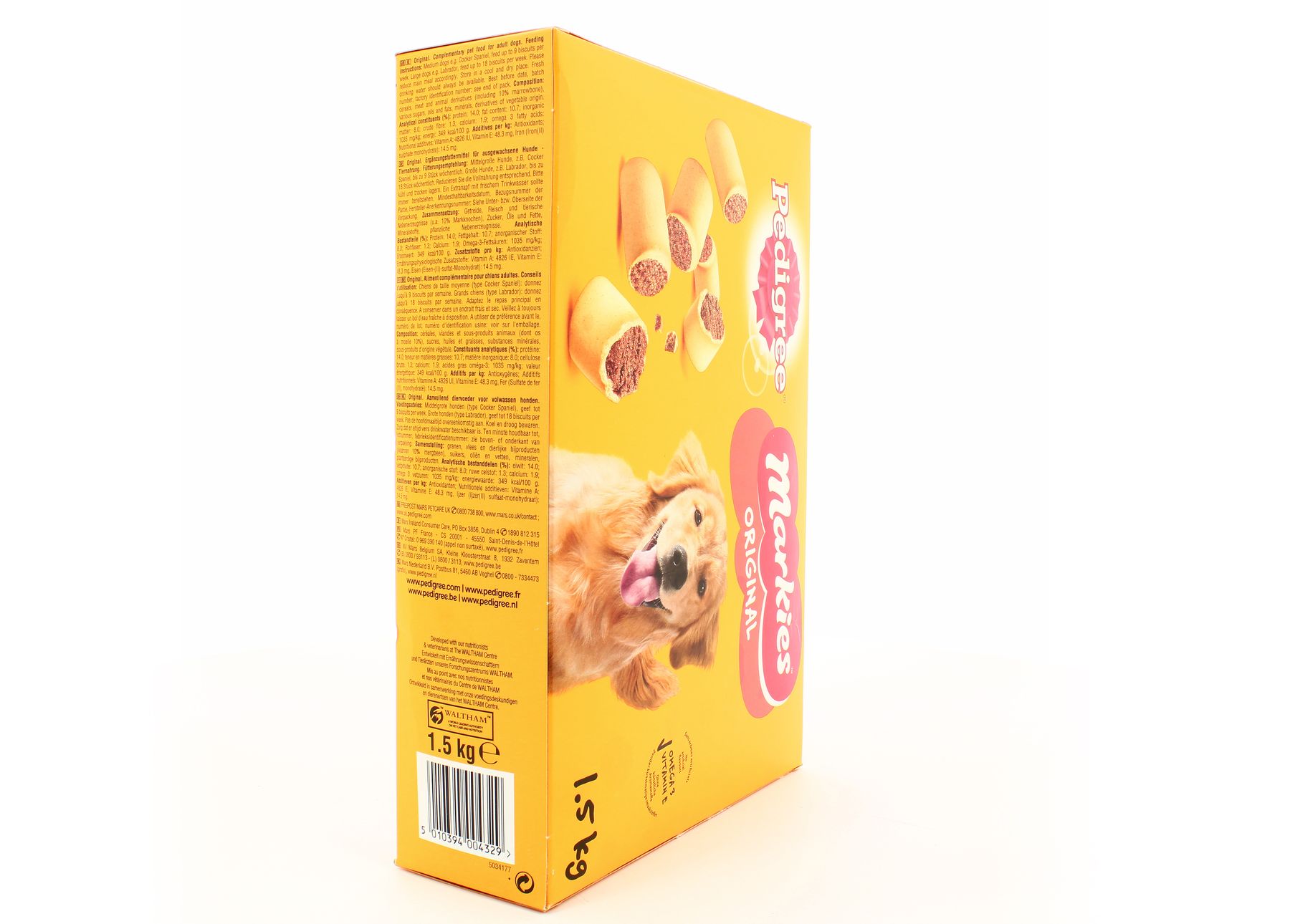 PEDIGREE Markies Biscuits Fourrés Pour Chien 12x500g