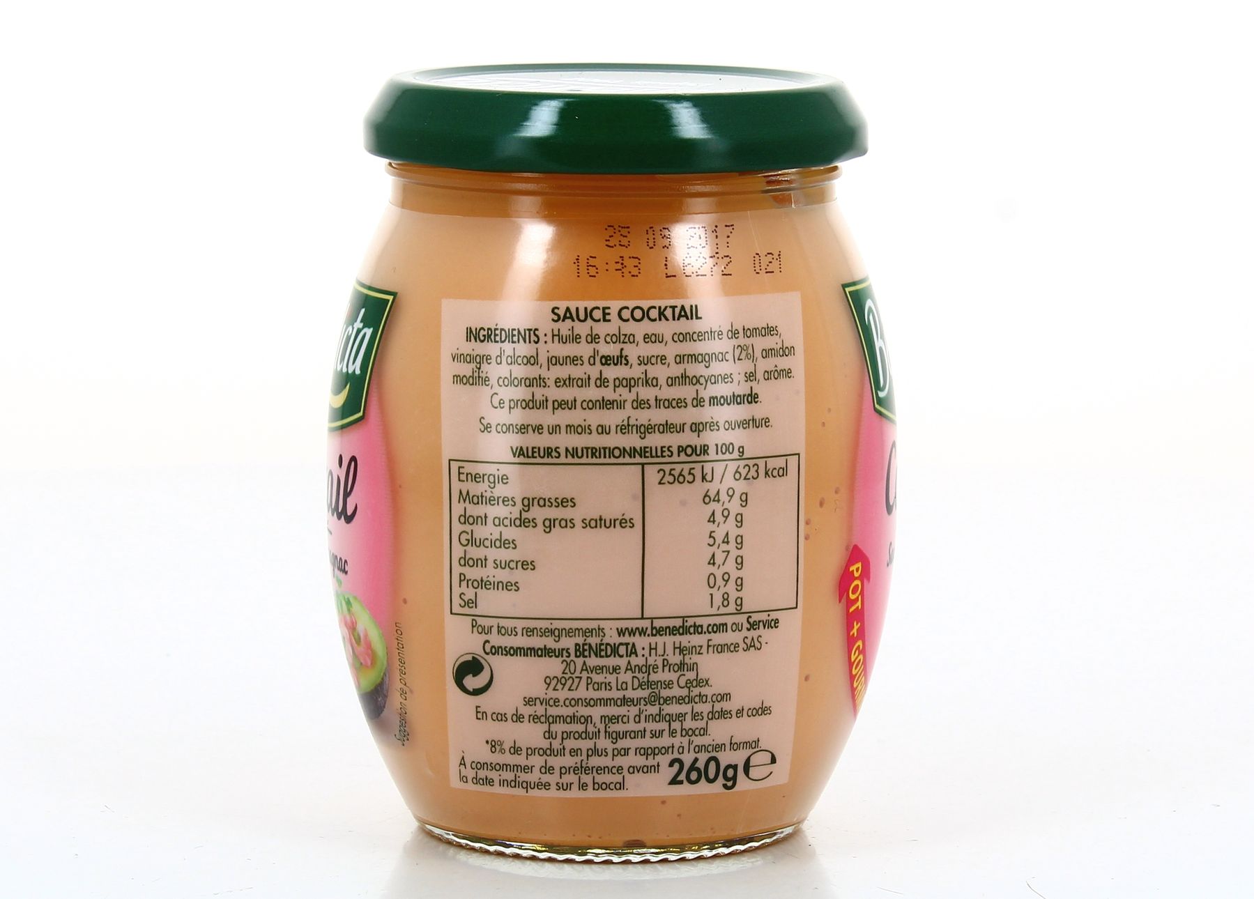 Aazon.co : Benedicta Sauce Cocktail à L'Aragnac 240g - View #4