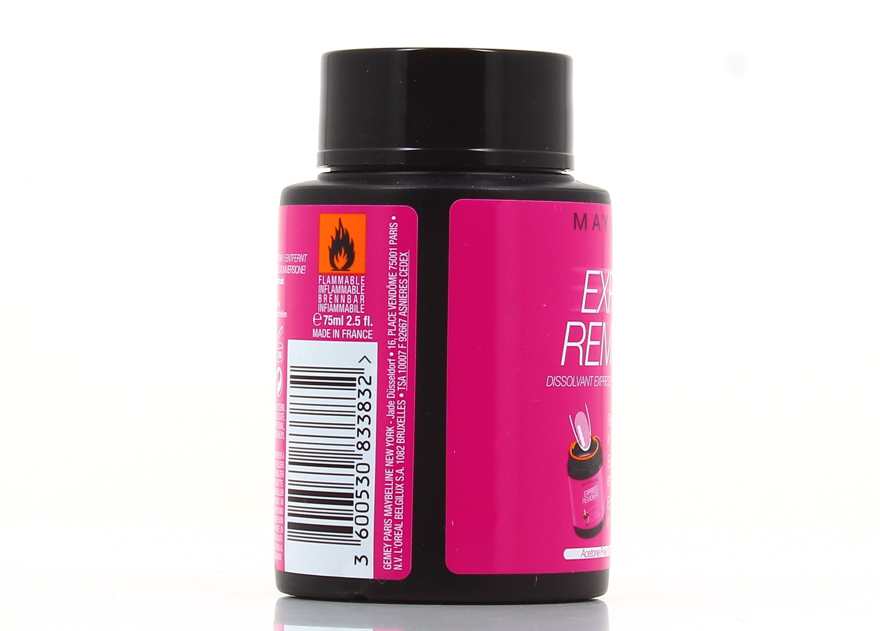 Livraison à domicile Gemey Maybelline Dissolvant Express Remover, 75ml