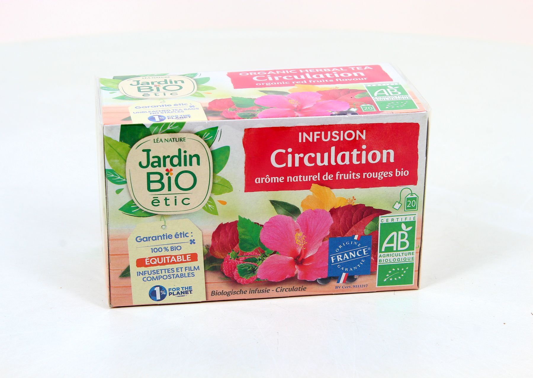 JARDIN BIO ÉTIC INFUSION ÉVASION GOURMANDE BIO ÉTUI 20 SACHETS 28G