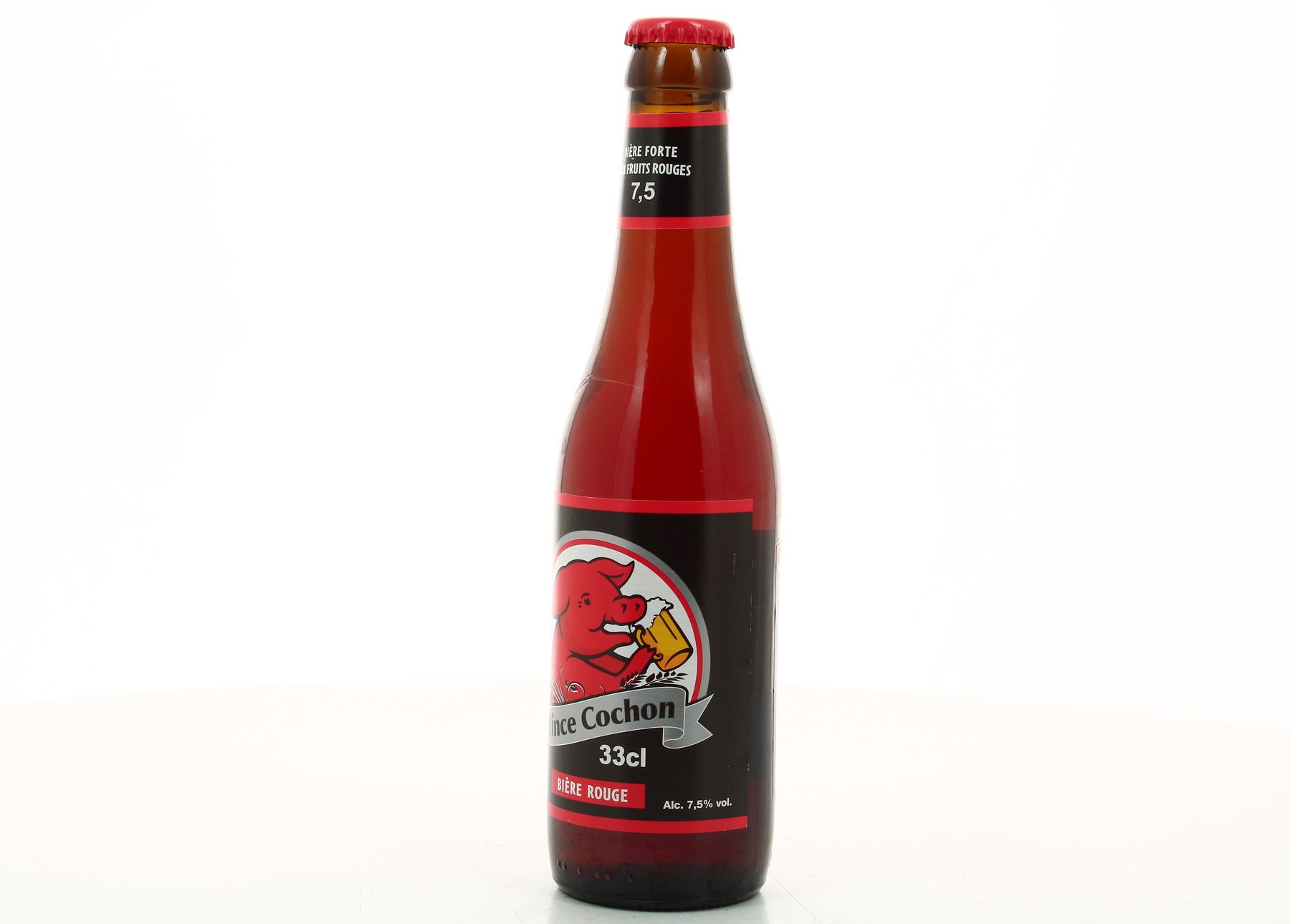 Verre à Bière Rince Cochon SUPERBE - 50cl/33cl/25cl Rouge Neuf