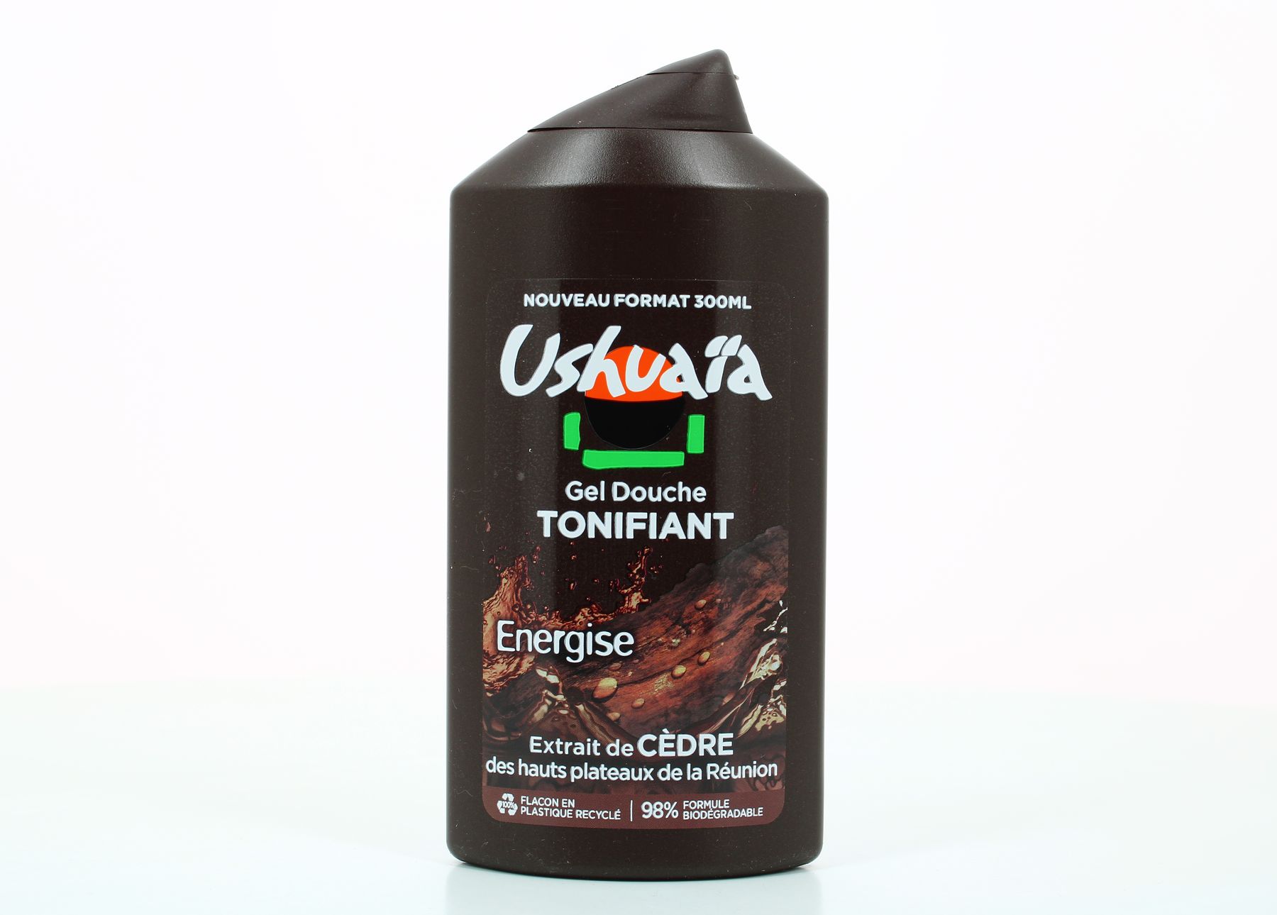Pack De 3 Gels Douche Ushuaïa Tonifiants Au Cèdre De La Réunion - 280ml - Fraîcheur Garantie