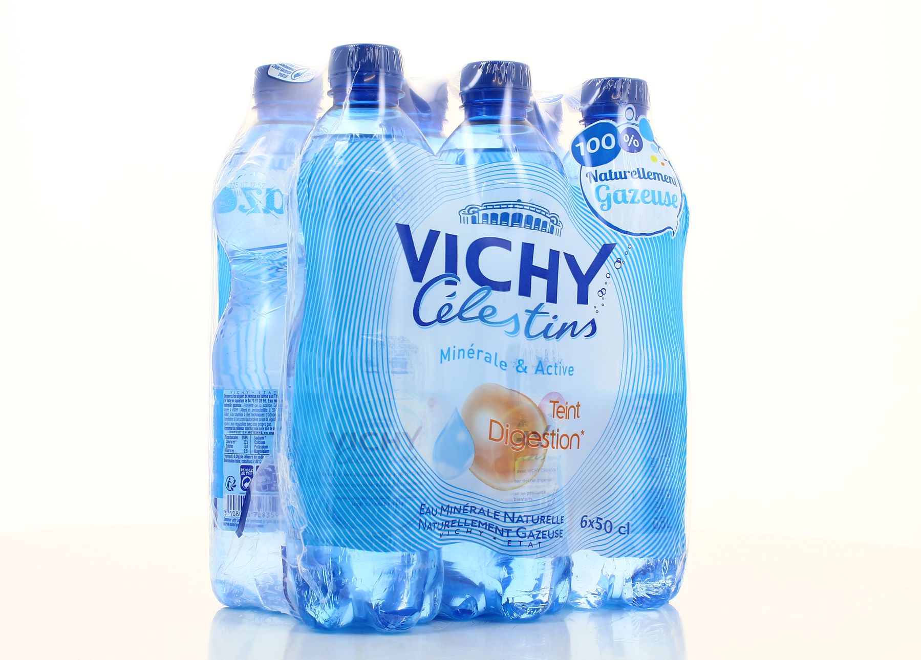 Eau Pétillante Badoit Eau Minérale Pétillante 1L | Lot De 6 Bouteilles |  Source Saint Galmier | Origine France Eau Minérale Gazeuse 1L