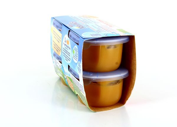 Purée De Fruits Nestlé Naturnes - Fruits Du Verger, Dès 6 Mois, 4 Pots De 130g