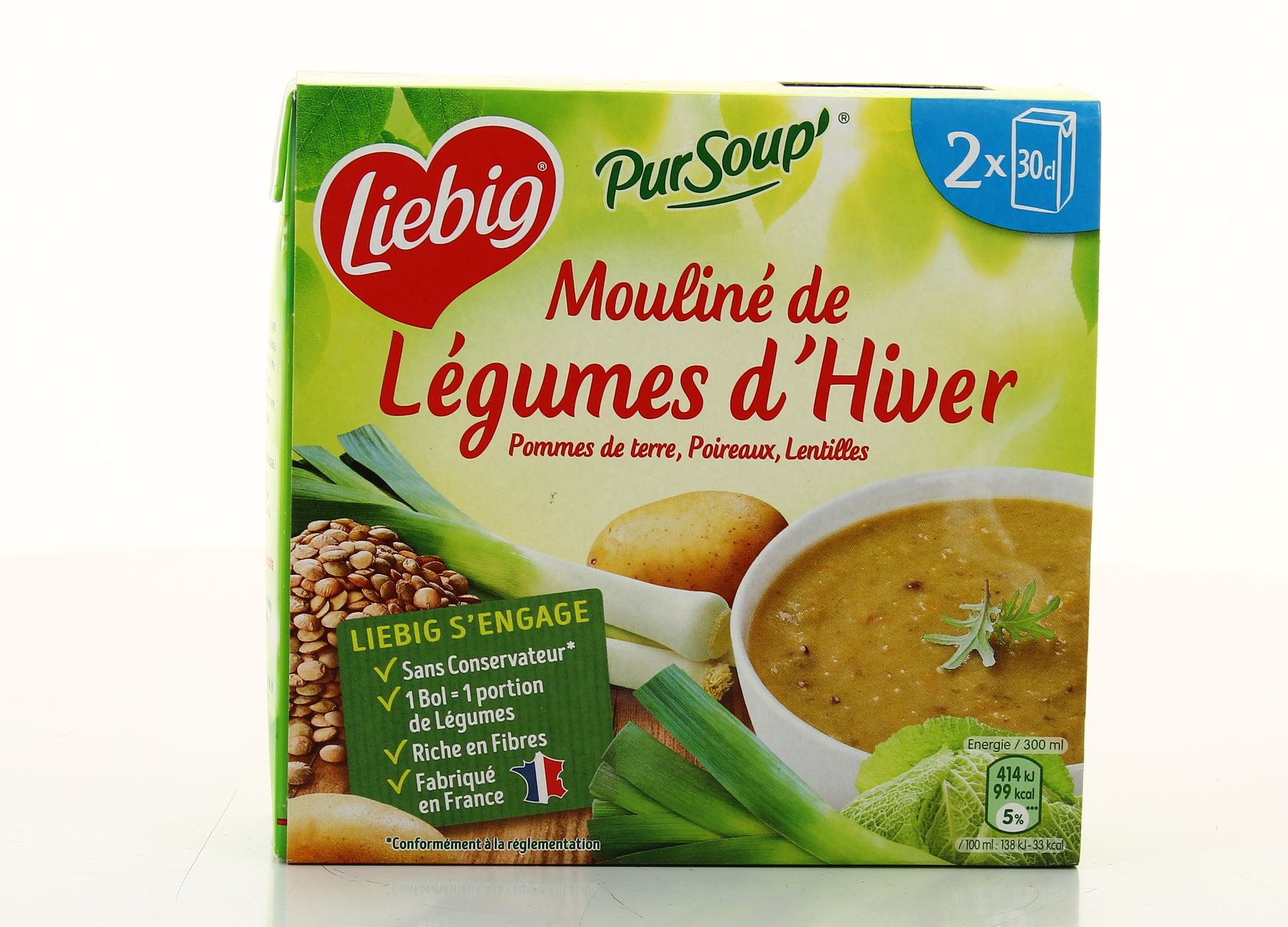 Liebig Soupe Mouliné de Légumes d'Hiver- Pommes de terre, Poireaux