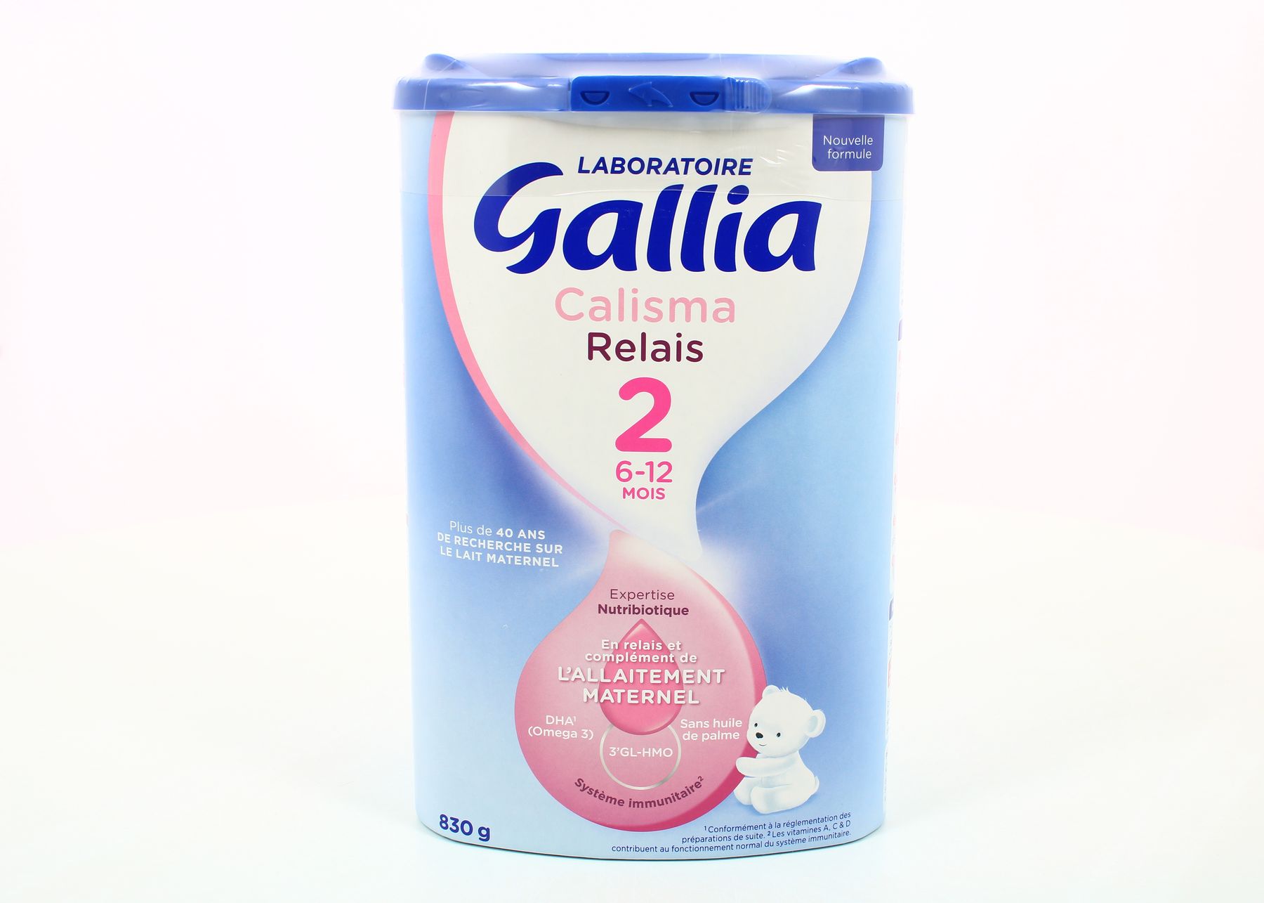 Gallia Calisma 2 Lait 2ème Âge 6-12 Mois - 21 Sachets Pré-Dosés 5 Mesures - 504g - Pratique & Précis