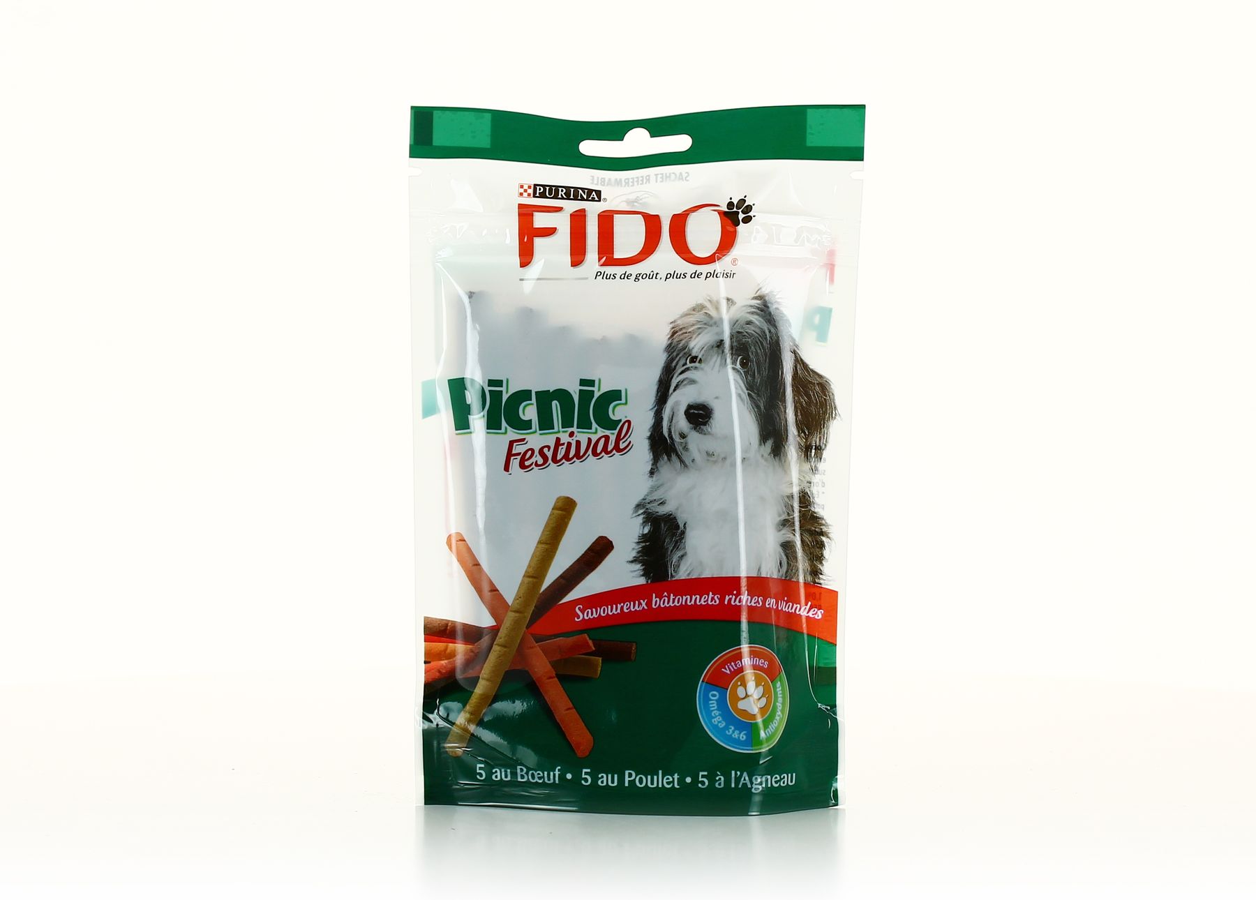 Achat Purina Fido Sticks Picnic Festival Récompense pour chien x15