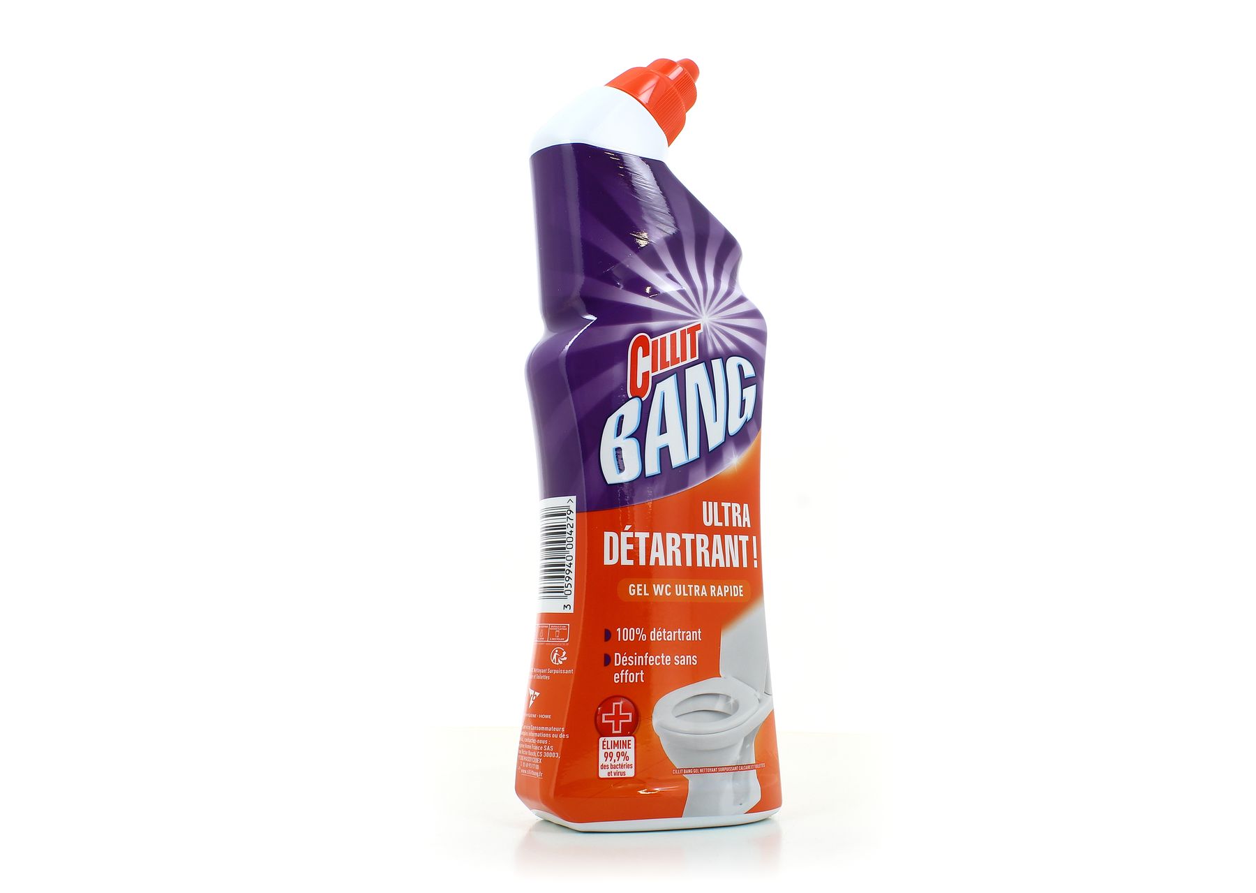CILLIT BANG Gel WC Nettoyant Surpuissant Ultra Détartrant - 7 Utilisations, Neuf