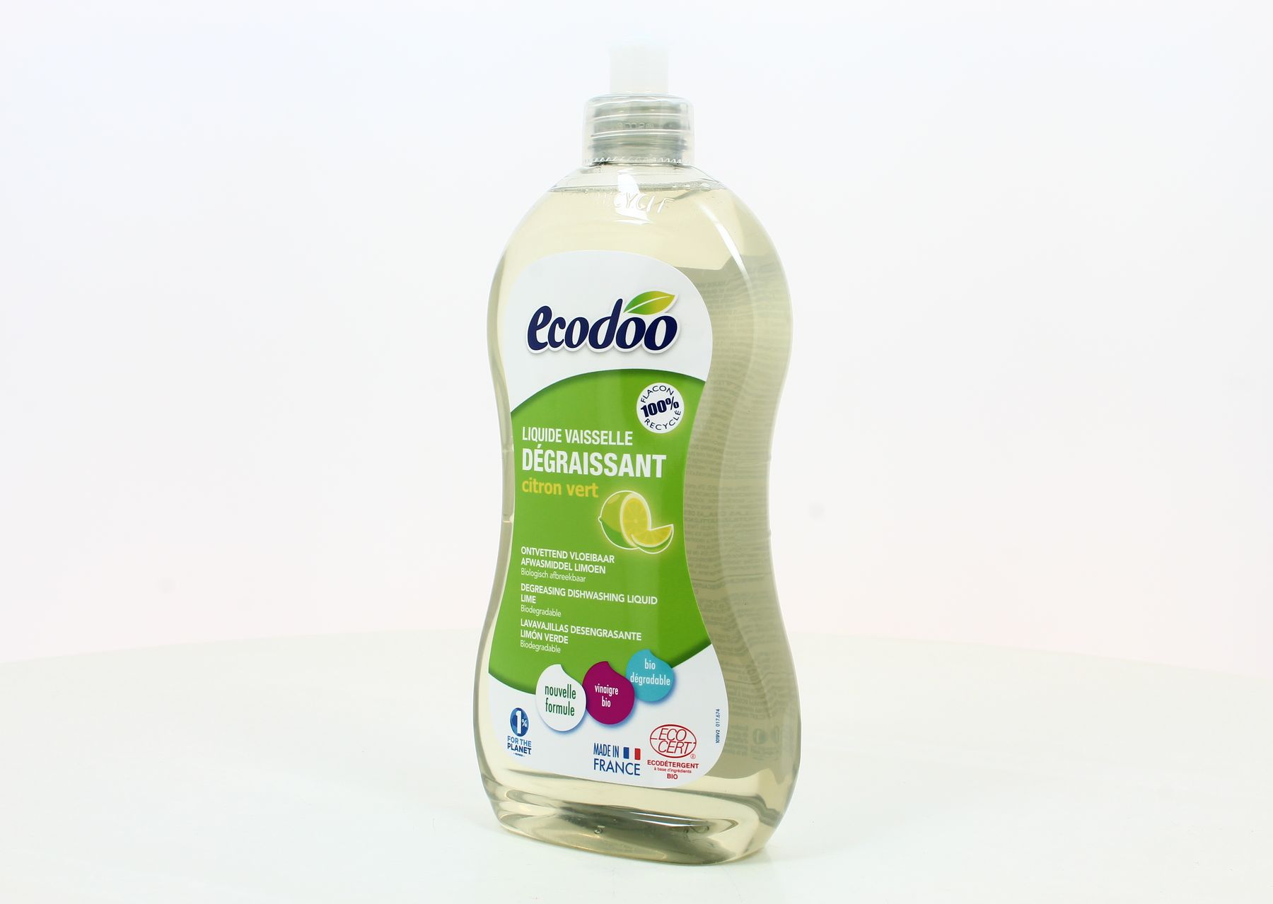Acheter Ecodoo Liquide vaisselle citron vert bio dgraissant ECOCERT