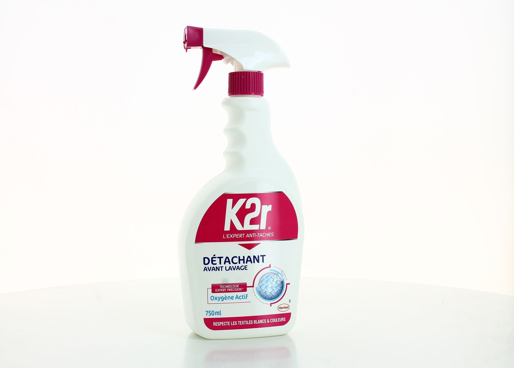 Lot De 3 Détachants Avant Lavage K2R Mousse Active - 400 Ml Chacun