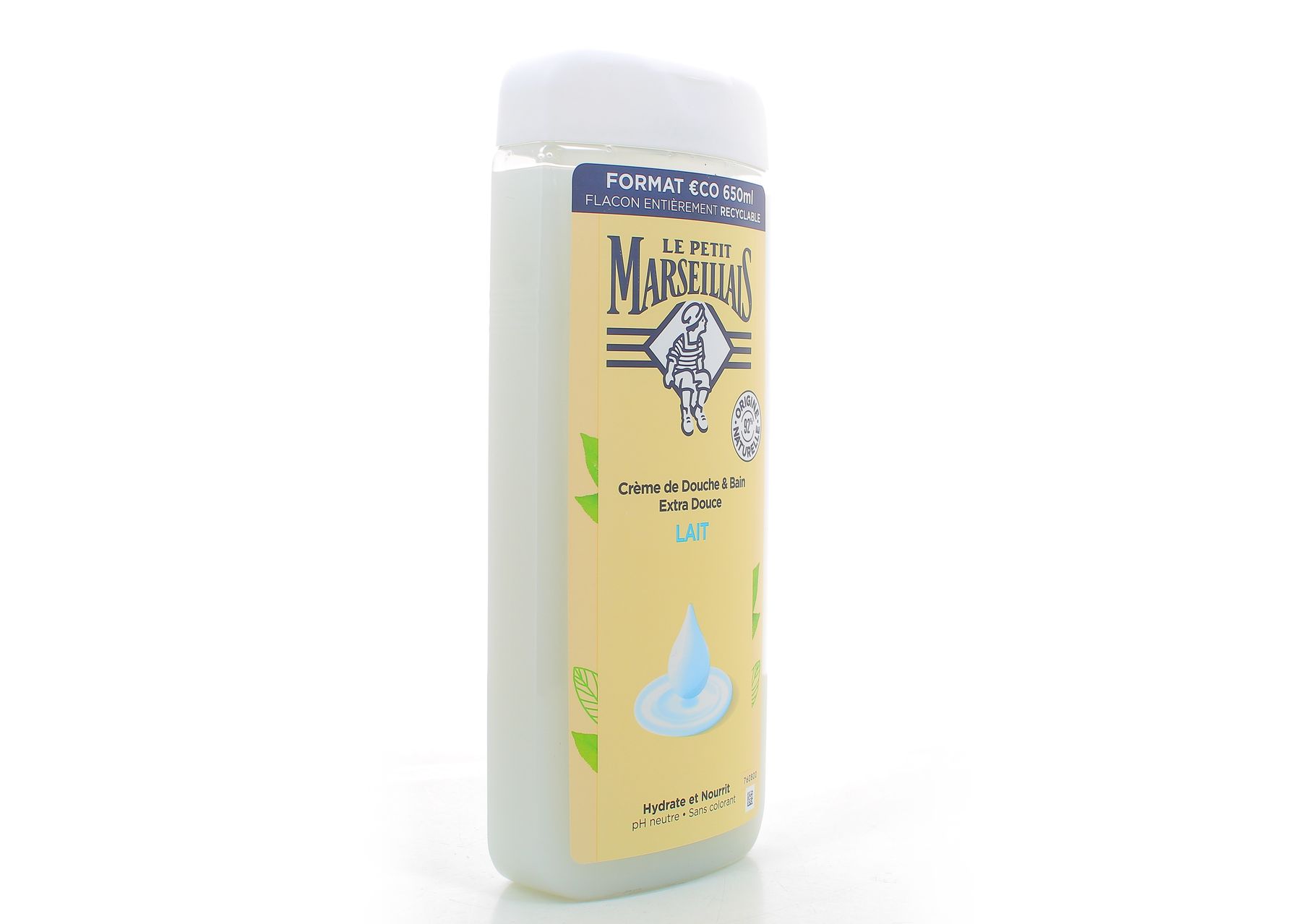 Crème Douche Le Petit Marseillais Vanille - 250 Ml, PH Neutre, 100% Naturel - Disponible En Lots (X1 à X6)