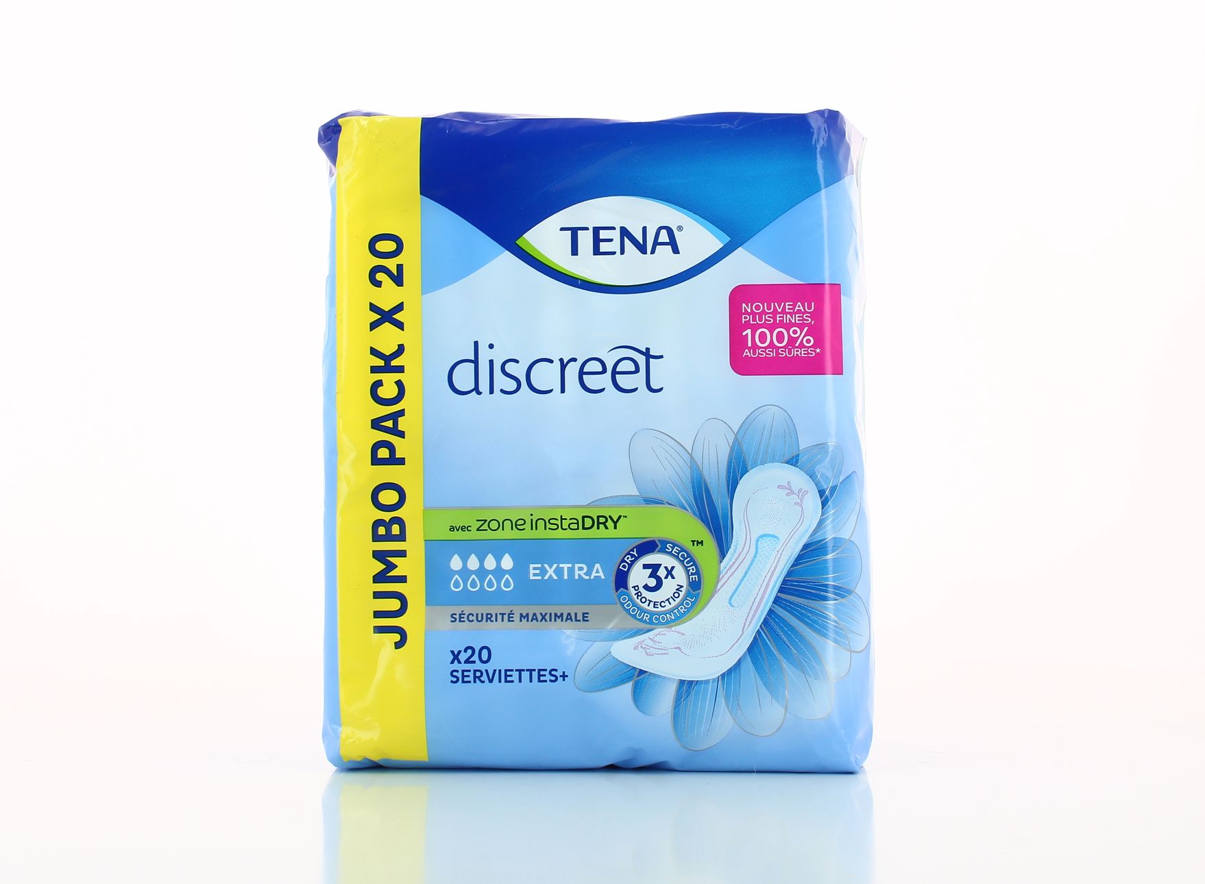 Serviettes Hygiéniques TENA Discreet Extra Plus - Lot De 16 Ou 20 - Neuf - Pour Adulte