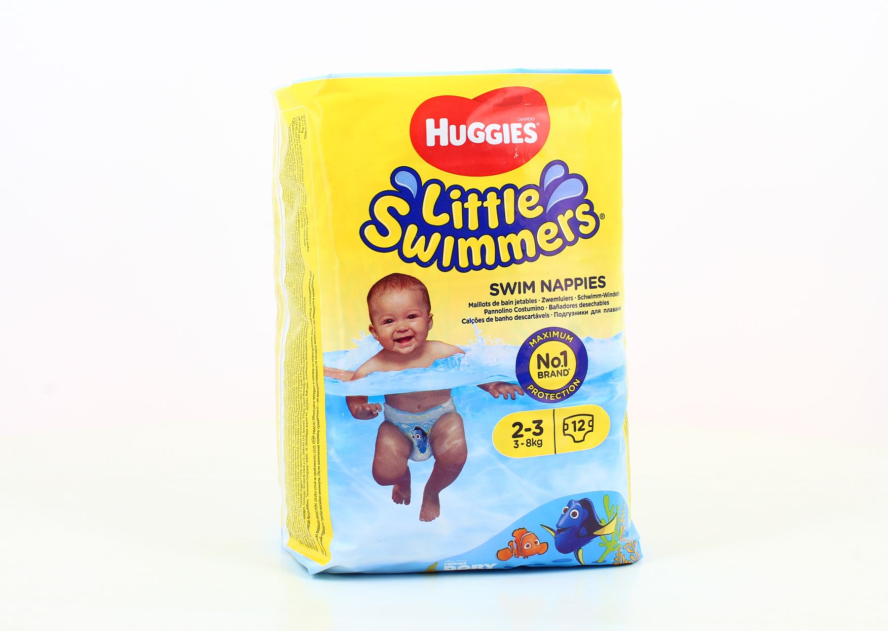 Couches De Bain Huggies Little Swimmers - Lot De 3 Paquets Taille 2-3 (3-8kg), 36 Culottes