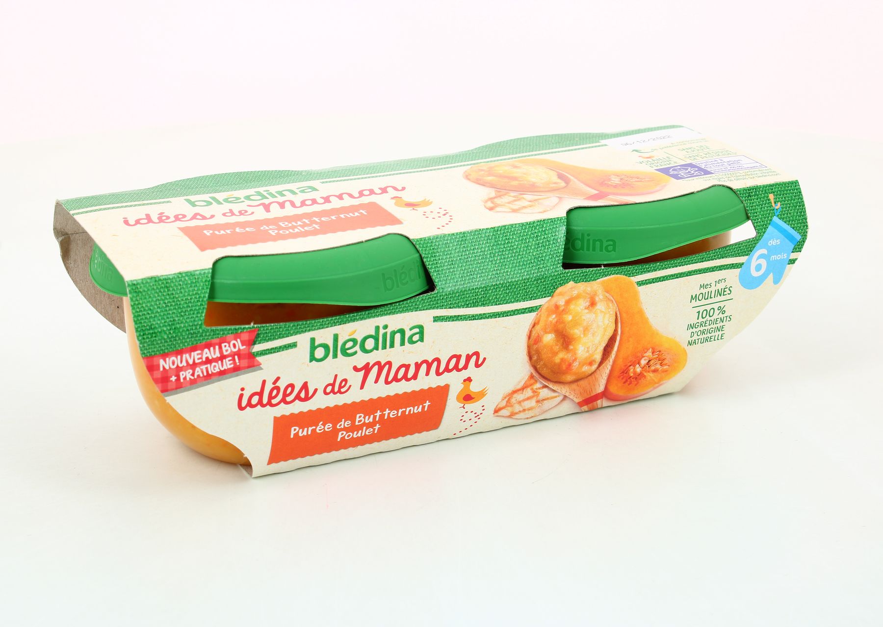 Blédina Idées De Maman - Repas Bébé 12 Mois Panais, Butternut, Polenta, 6x200g, Sans Sel Ajouté - 10