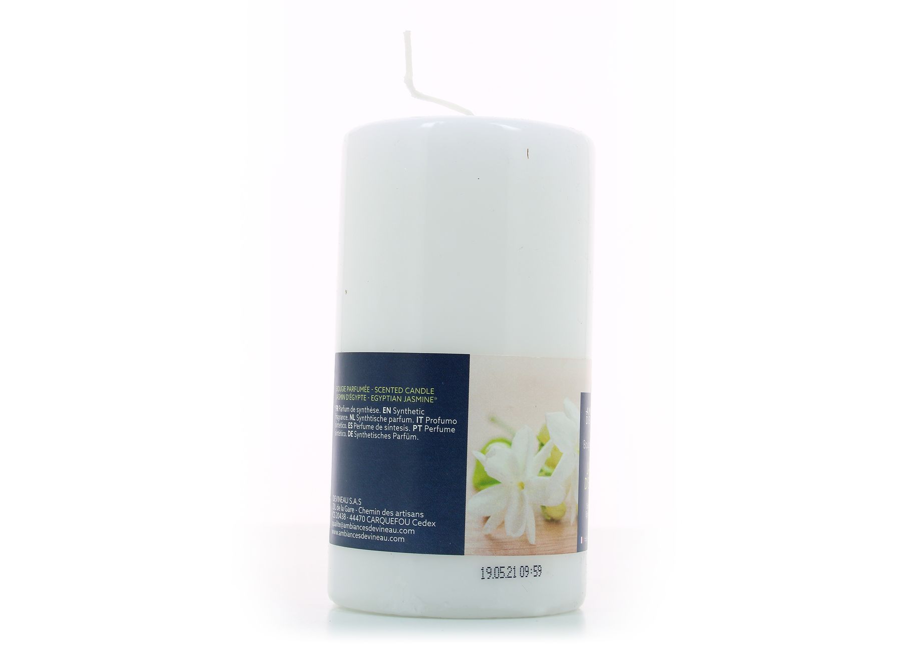 Bougie Goloka Jaune 13 Cm – Non Parfumée, Neuf, Décoration