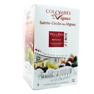 Pays Du Vaucluse Rouge IGP Colombes des vignes 13°, Bag in box 10L