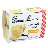 Bonne Maman Semoule au lait à la vanille, 4x100g