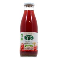 Planet Bio Jus de pomme framboise Bio, 75cl