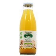 Planet Bio Jus de pommes gingembre bio, 75cl