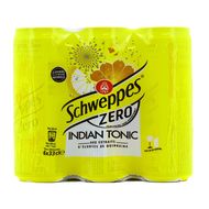 Schweppes Zero IndianTonic, 6x33cl