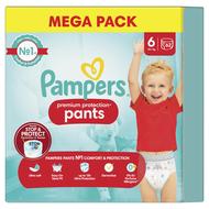 Pampers Couches culotte taille 6 +15Kg harmonie 18 couches (lot de
