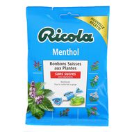 Ricola Bonbons sans sucre menthol, 70g