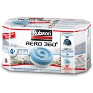 Rubson Absorbeur d'humidité- Recharge power tabs neutres Aéro 360°, 4  recharges