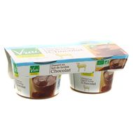 Vrai Dessert au chocolat bio au lait de brebis, 2x125g