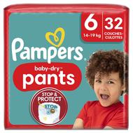 Pampers Couches culotte taille 6 +15Kg harmonie 18 couches (lot de