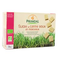 Priméal Sucre de canne roux en morceaux, Bio, 1Kg