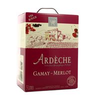 Gamay Merlot Vin de Pays de l'Ardèche 13.5°, 5L
