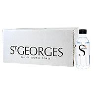 St Georges Eau de source plate, 24x33cl