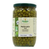 Priméal Petits pois bio fins Origine France, 720ml